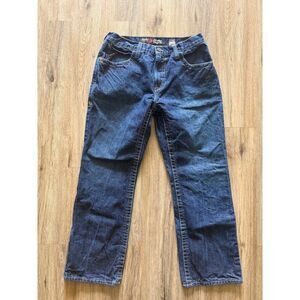Ariat Men's Straight Jeans Dark Blue Denim 33/30 FR